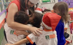 Foto tirada em festa de natal. Divulgação: Lorrayne Barreto